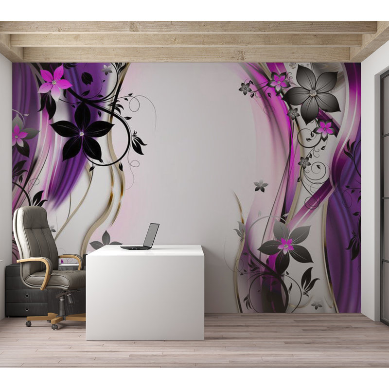 Papier peint floral Floral Delight, L 110 po x l 157 po