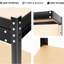 Table de travail 63 po avec tiroirs et banc de travail robuste de 300 lb pour le garage, acier de bureau, imperméable, rouille