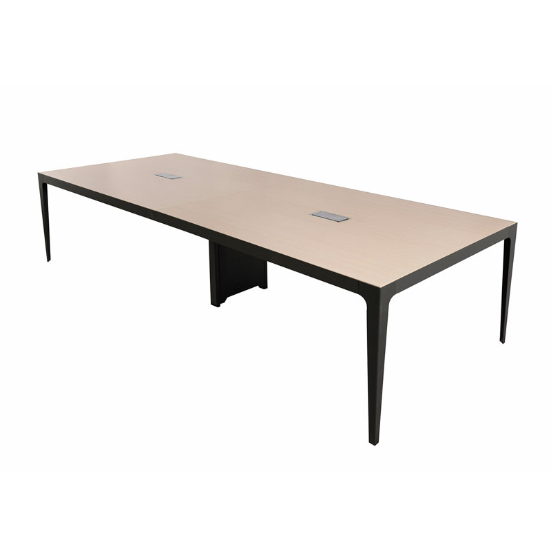 Table de conférence rectangulaire Postville, Chêne clair