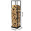 Amariyana 12.4cm W Metal Log Rack