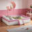 Upholstered Daybed Frame With Fence And Stairs-1003826257-1003826259
