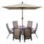 Parasol de marché rectangulaire 6 pi 6 po x 10 pi Monek-1552689574
