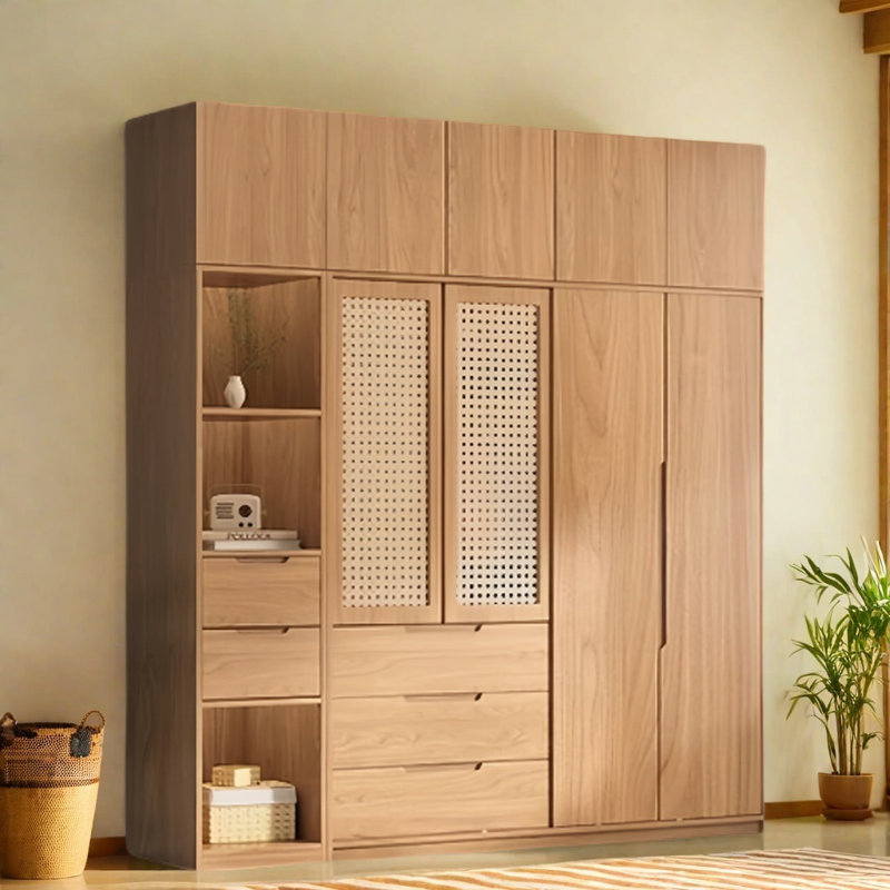 Garde-robe simple et pratique, H 101,57 po x l 86,61 po x P 23,62 po