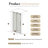 60 In. W X 76 In. H Single Sliding Shower Door-116650971