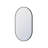 Bathroom Wall Mounted Oval Metal Framed Mirror-2097102248-2097102249