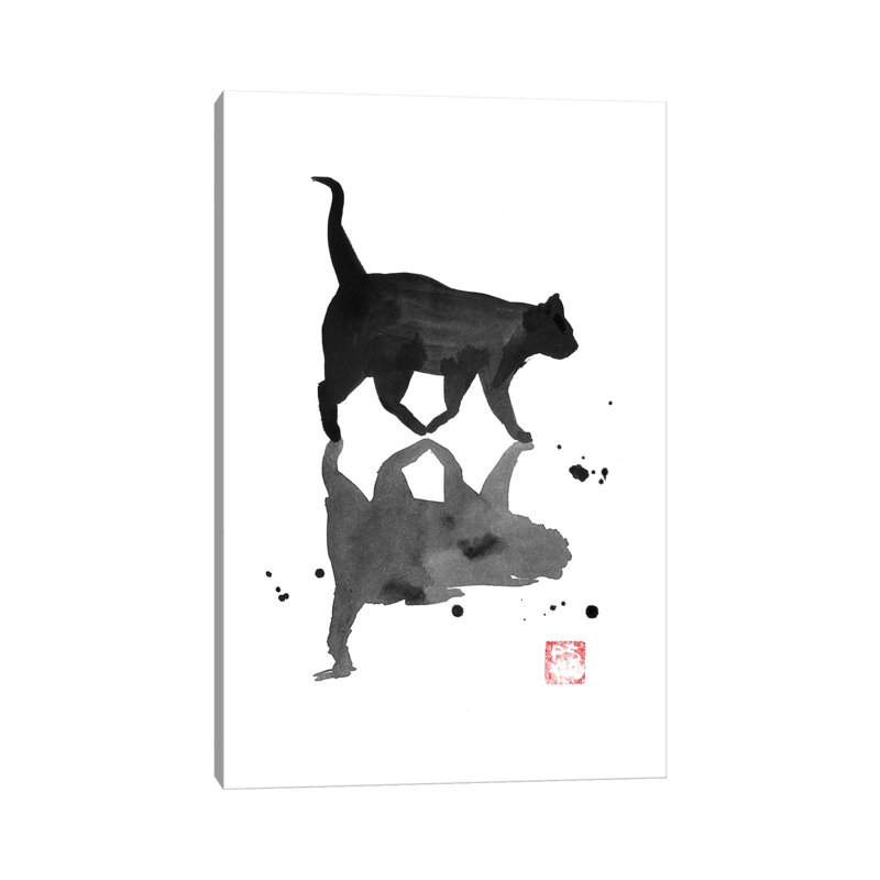 Puddle by Péchane - Print on Canvas, 101.6 cm H x 66.04 cm W x 3.175 cm D, Wrapped Canvas