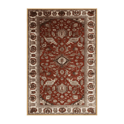 Tapis brun lavable à la machine