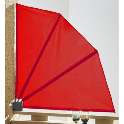 Dakota Fields 140cm W x 1cm D Plastic Cover Retractable Side Awning