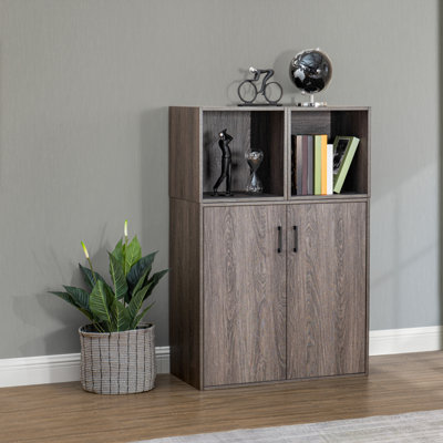SUNJOY DIY Compact Quub Cabinet Set for Living Room - Modern Storage by Sunjoy