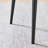 Cleother Faux Leather Dining Chairs -Bucket Tub Seat with Tapered Metal Legs and Vertical Stitching-2140427416