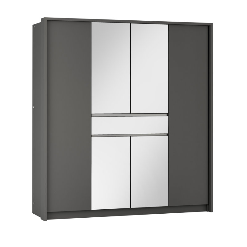 Bolius Manufactured Wood Wardrobe, Grey