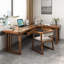 Bureau d'angle moderne et simple en L avec tiroirs-386245703-386246073