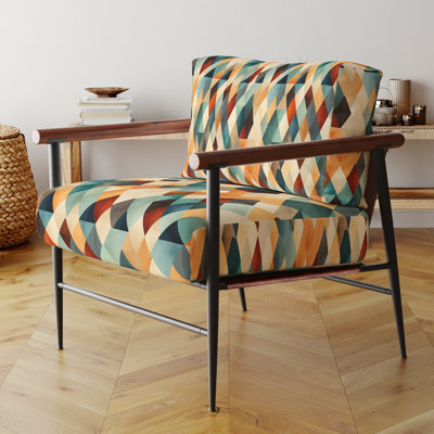 Fauteuil d'appoint rembourré moderne et contemporain Natural Tones