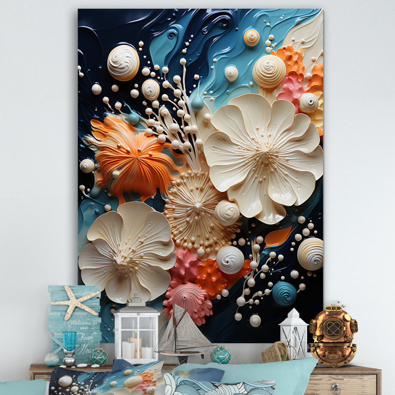 Seacreature Reflections I sur impression sur toile, H 44 po x l 34 po x P 1,5 po, Toile tendue