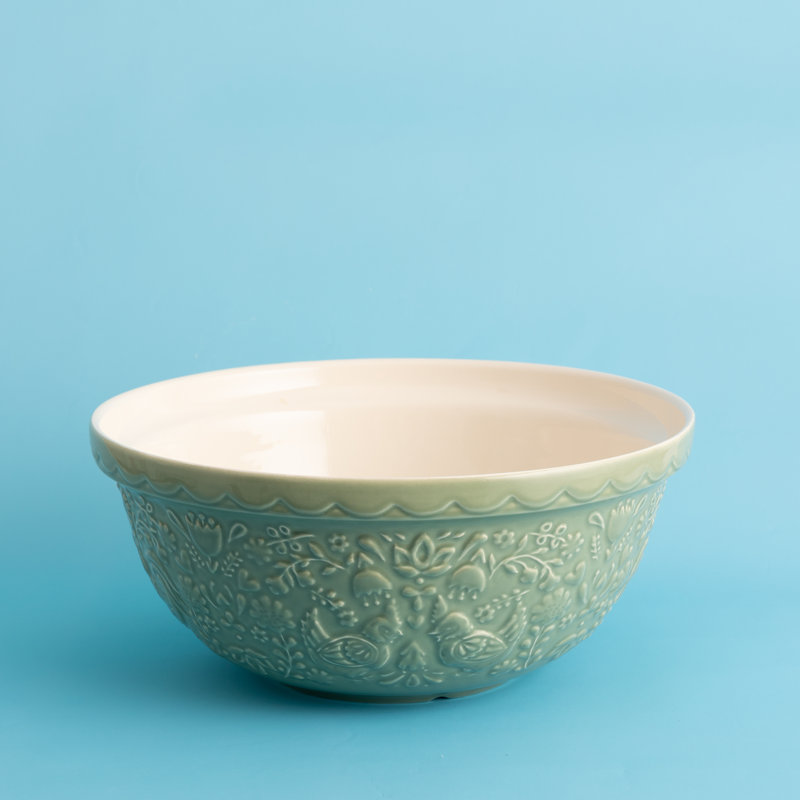Mason Cash Home To Roost Mixing Bowl, 29cm, Green