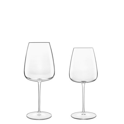 Ensemble de verres à pied Talismano (4 verres à Bordeaux et 4 verres à chardonnay)