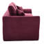 Canapé modulaire à 2 places modulaire confortable avec housse de coussin amovible en velours côtelé moderne en mousse haute densité et accoudoir incurvé sans assemblage pour la chambre à coucher dans les maisons contemporaines requises