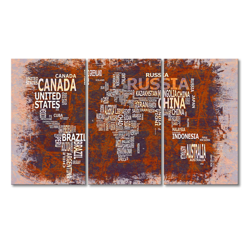 3 Piece Wrapped Canvas Print