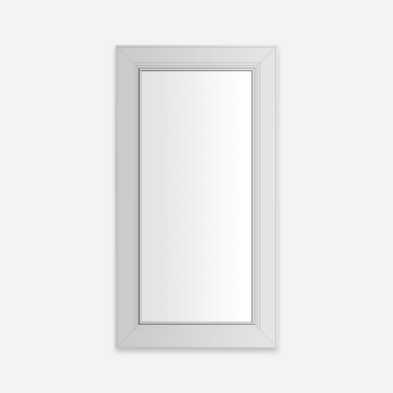 Armoire Main Line, Chrome, H 39,44 po x l 15,38 po x P 4 po