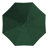 11 Foot Matted Black Patio Umbrella With Fiberglass Ribs And Collar Tilt In Hunter Green Olefin-1515467822