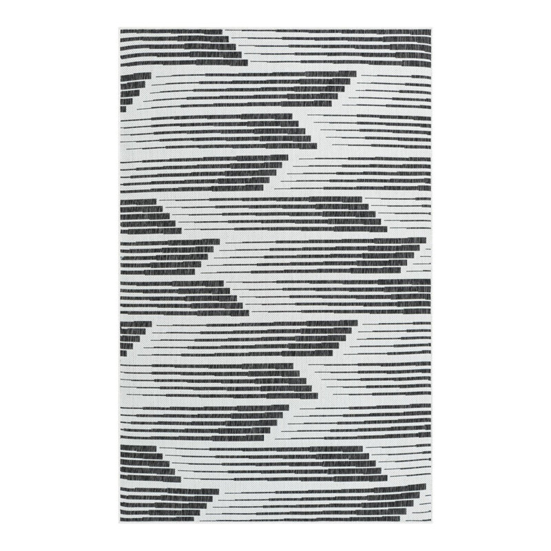 Geometric Indoor / Outdoor Rug, Rectangle 5'3" x 8'