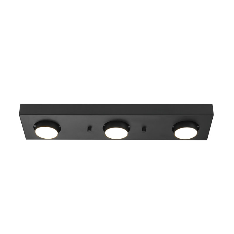 Bleecker Matte Black 19" LED Track Light Fixture
