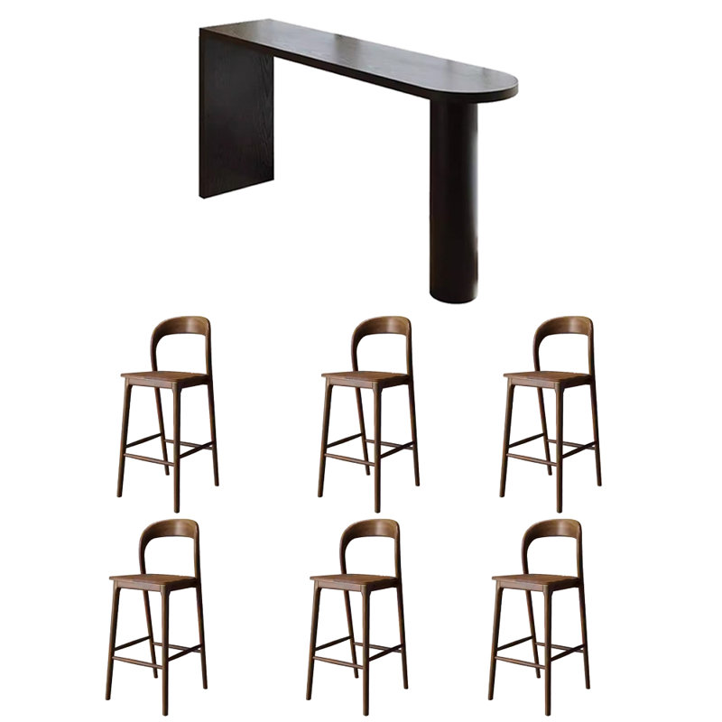 Small high bar table and chair, 41.3"H x 62.9"L x 17.7"W