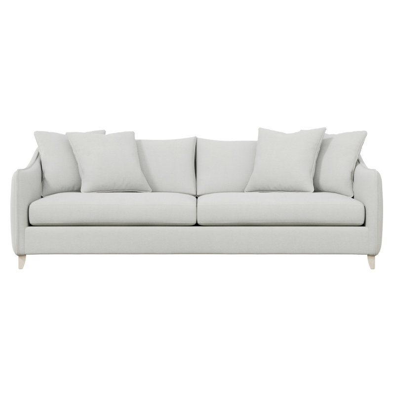 Joli 90" Upholstered Sofa, White 5555-000