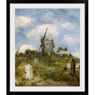 «Le Moulin de Blute-Fin, Montmartre, 1886» par Vincent Van Gogh - reproduction