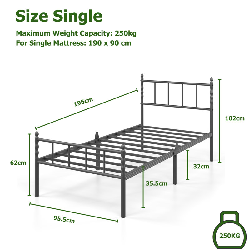 Bed, single