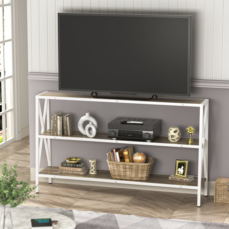 Console Lynise, Blanc / gris