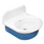 Lavabo de salle de bain mural rond en argile réfractaire 20 pouces Nantucket Sinks-131483476
