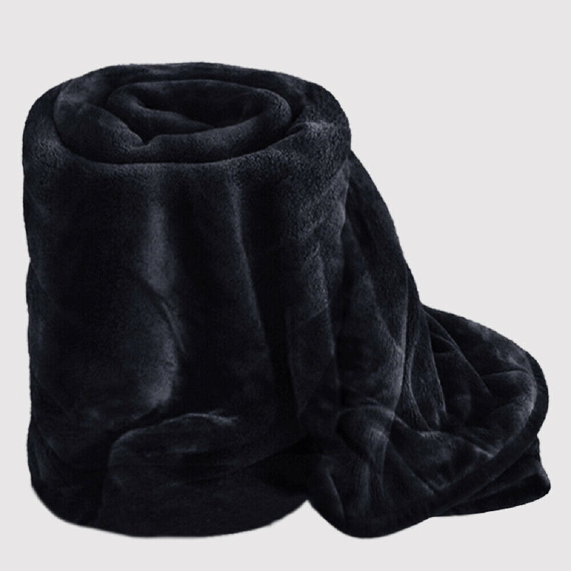 Cody Throw, W200cm x L240cm, Black