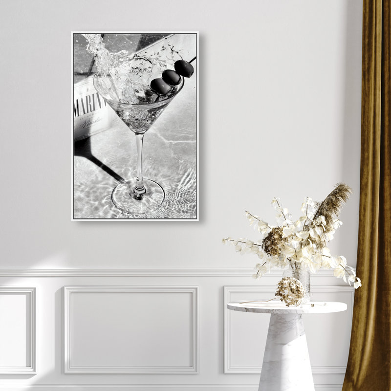 Chill Time II Print by Oliver Gal, 37"H x 25"W, White Floater Frame