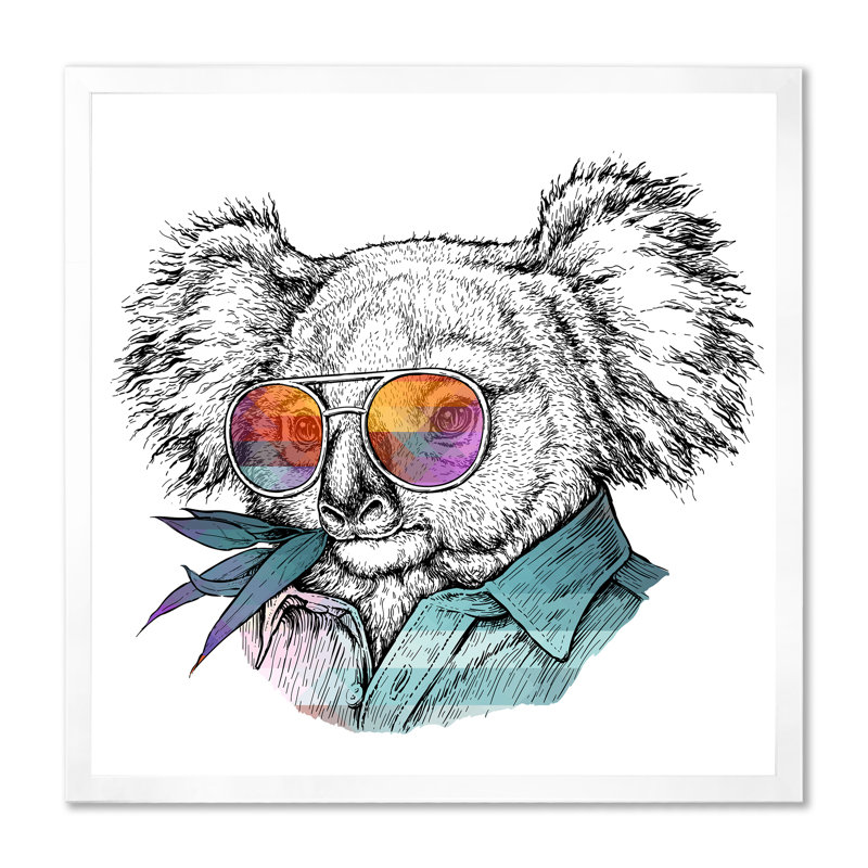 Œuvre d'art pour enfants, H 16 po x l 16 po x P 1 po, Impression blanche sur toile encadrée
