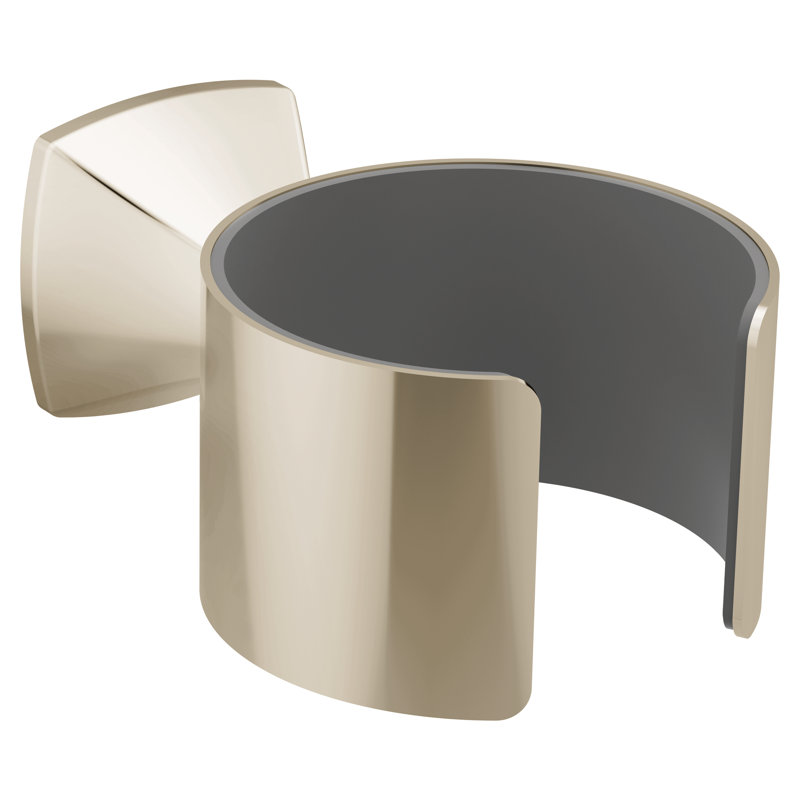 Voss Wall Mounted Hair Tool Holder, Polished Nickel