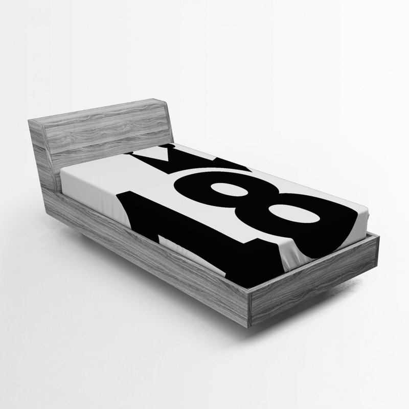 Drap-housse de 18e anniversaire, Drap-housse de taille simple