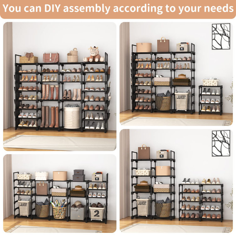 Rebrilliant 66 Pair Shoe Rack