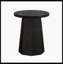 Round End Table, Wooden Couch Side Table With Octagonal Base