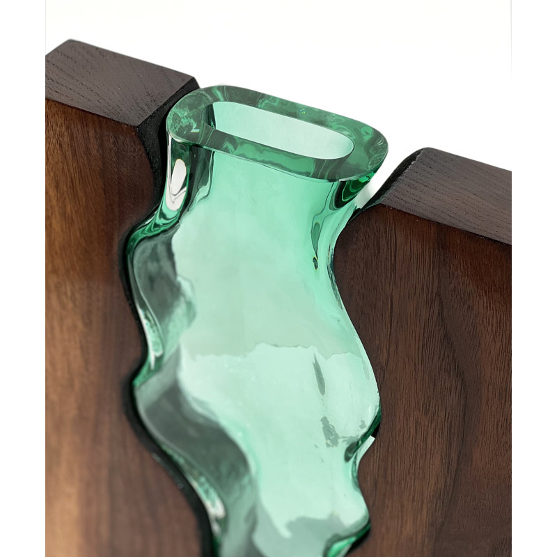 Almerindo Handmade Wood Table Vase