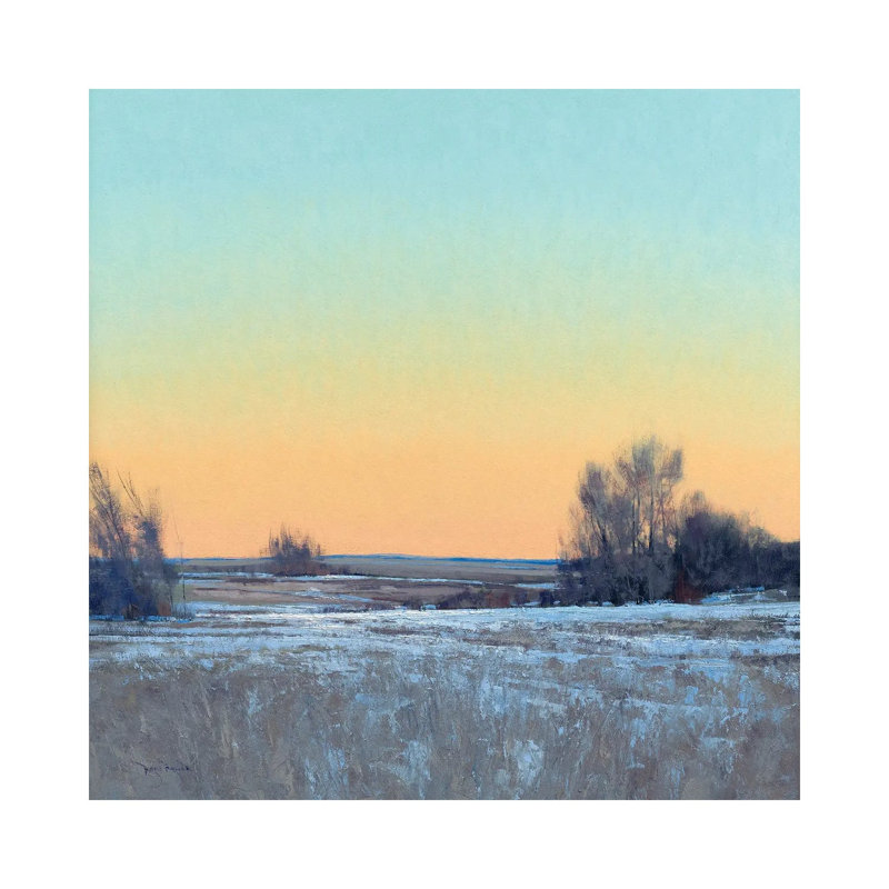 Late Afternoon In March Lowry MN by Ben Bauer - Wrapped Canvas Painting, 30.48 cm H x 30.48 cm W