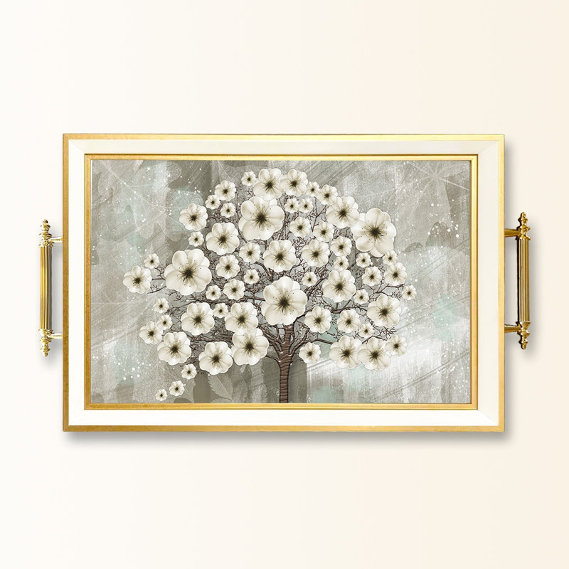 Élégant plateau en verre de 19,7 po x 11,4 po x 1,4 po | Fabrication 100% verre durable | Facile à nettoyer avec un chiffon humide | Idéal pour le service, la présentation décorative et l'organisation | Ajout élégant à la décoration intérieure