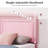 Aldora 2 Pack Pink Twin Upholstered Platform Bed Frame with Tufted Adjustable Headboard,Noise-Free Twin Size Bed with 8 Inch Under-Bed Storage-1513158493