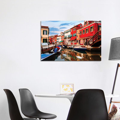 Colorful Burano Sicily Italy by Susan Richey - Wrapped Canvas Gallery-Wrapped Canvas Giclée