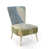 Ombre Green/Blue Polyester Blend selected