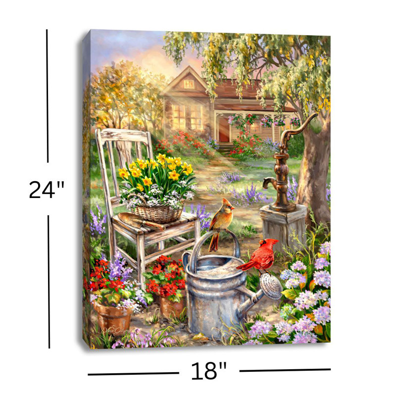 Spring Song 18x24 Fully Illuminated ColorChange LED Print
