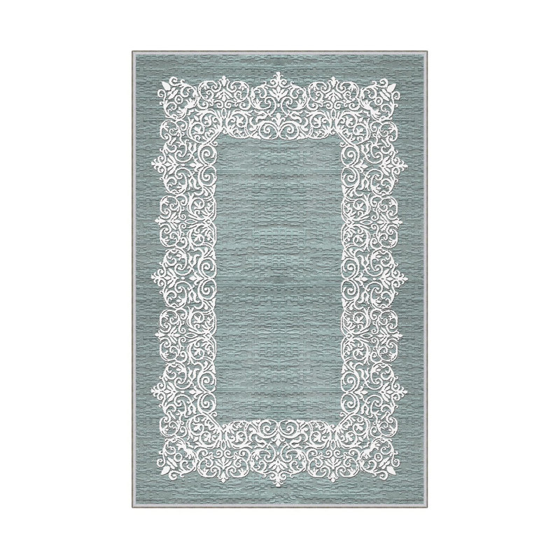 Stylish Hall Carpet Runner, 2.6 x 6.6 Feet | 100% Polyester, 650 g/m², 0.3 in Pile Height | Antibacterial & Non-Slip PVC Dot Underside | Machine Washable, Durable 3D Digital Print | Perfect for Home Décor