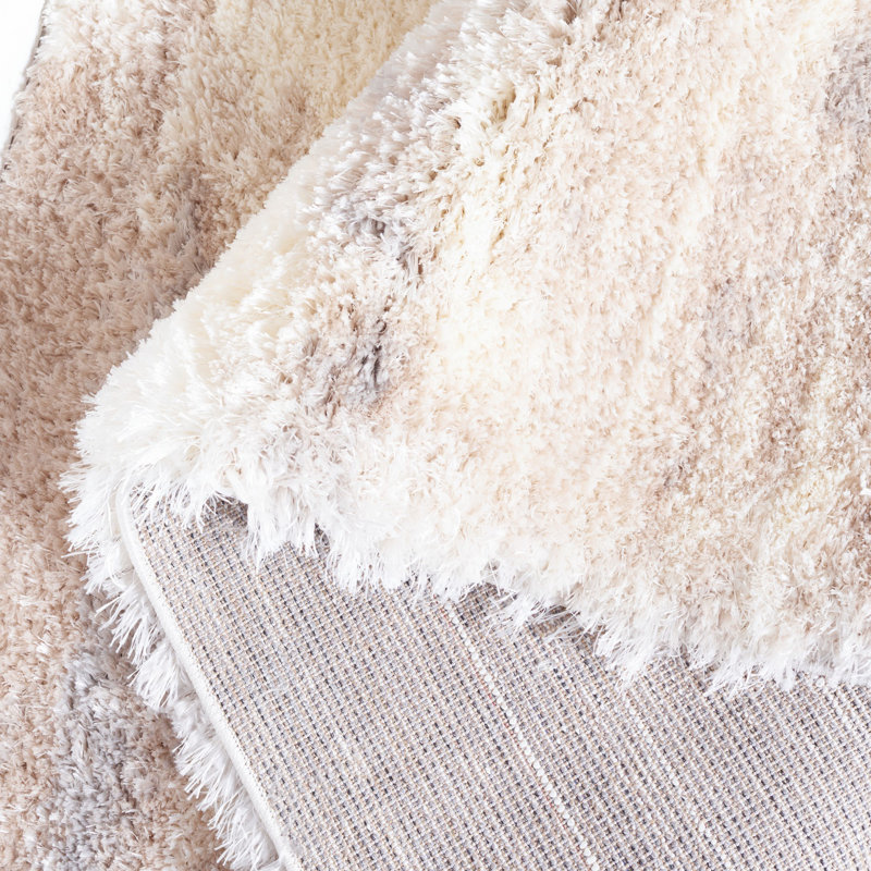 Cloud Shag Performance Abstract Rug, Rectangle 5'3" x 7'7"