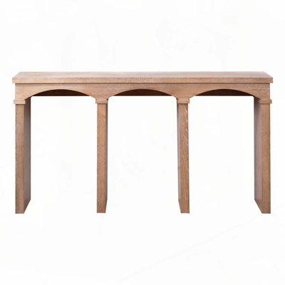 60"Entryway Rustic Wood Console Table
