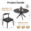 Table ronde en bois 47,2 po Crossroads-1725556405